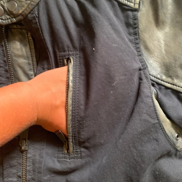 Lucky Brand Clean Leather Bonneville Jacket Small - Picture 5 of 5